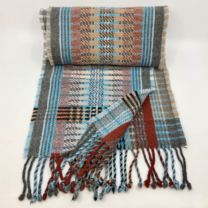 'Jay' Handwoven Lambswool Scarf (HF006)
