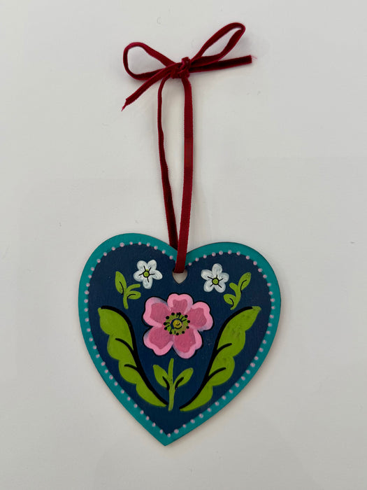Hand painted heart (KM13d)
