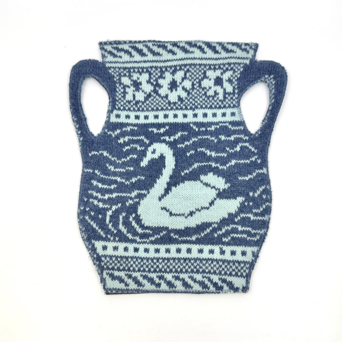 'Swan' machine knitted vase cover (SBR512)