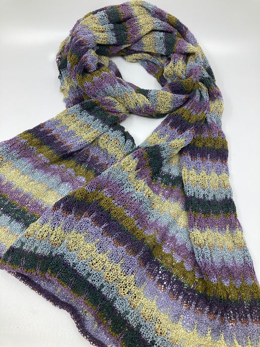 'Harris Grose Bay' scarf, silk marl(AD310)