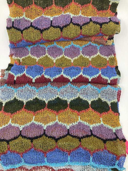 'Honeycomb Jolly' scarf, silk marl(AD302)