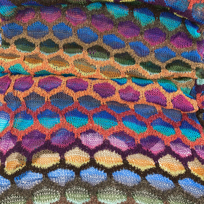 'Peacock Bright' Scarf, (AD387)