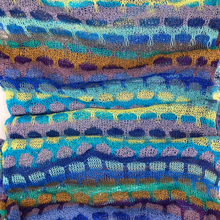 'Morris Blue' Scarf (AD392)