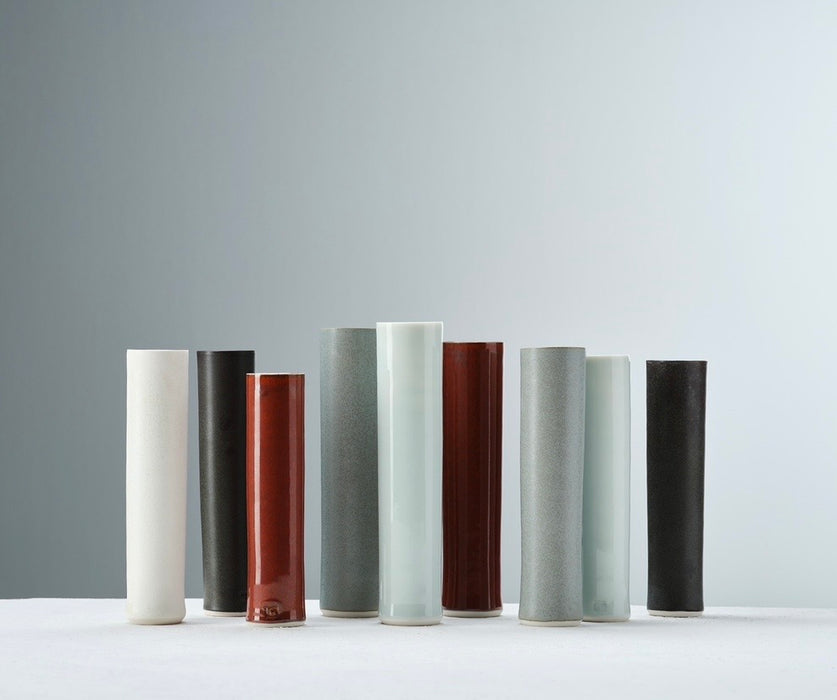 Cylinder Vase, porcelain, glossy pale green celadon (RH02)