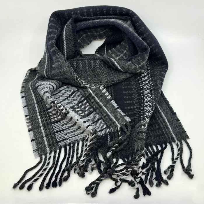 'Jackdaw' Handwoven Lambswool Scarf (HF016)