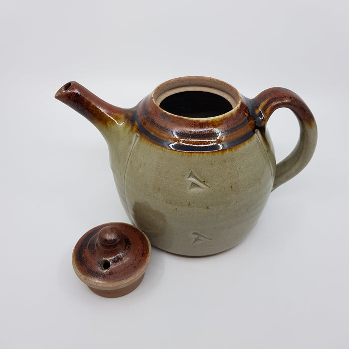 1 Litre Teapot, stoneware (JJ32)