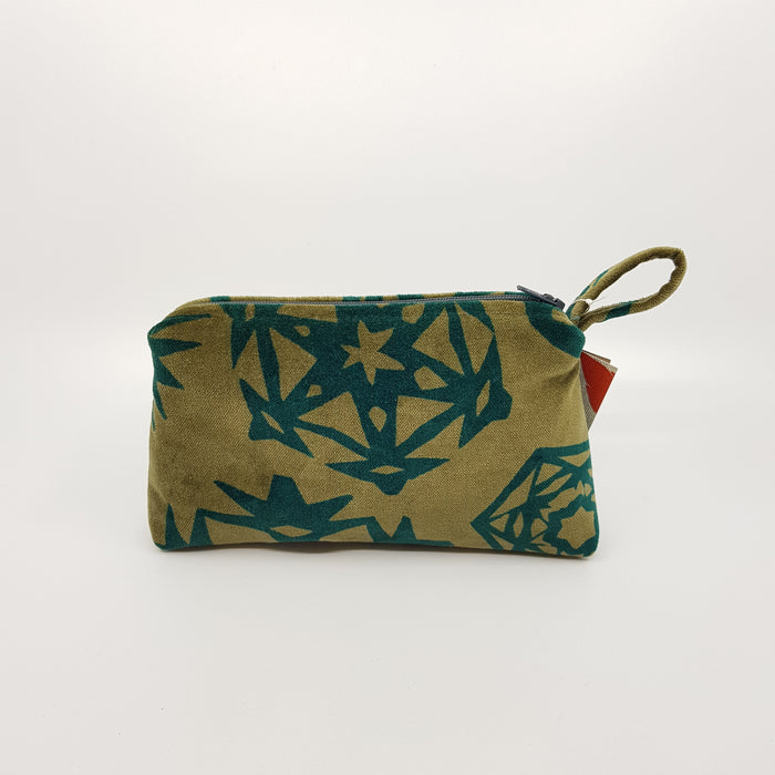 'Snowflakes' velvet purse (KC128)