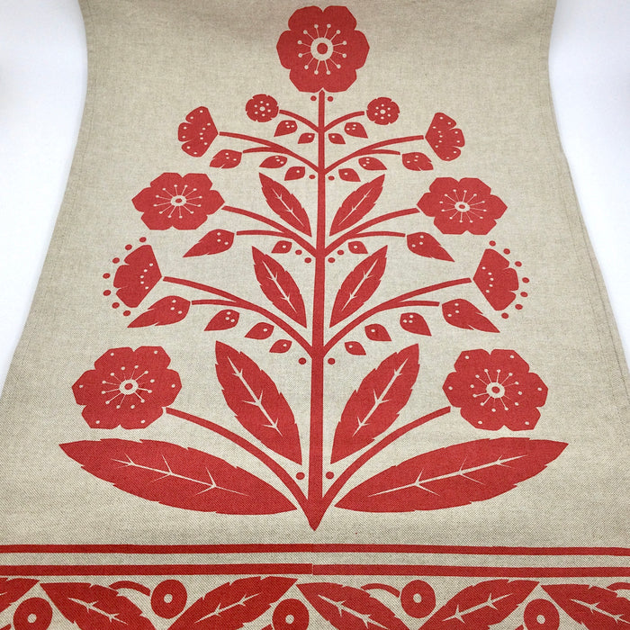 Table Runner. Bright Red. Long  (KC01BR)