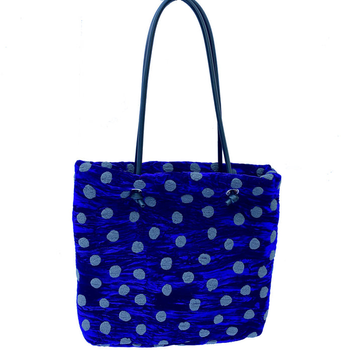 Blue Velvet Shopper (LL01B)