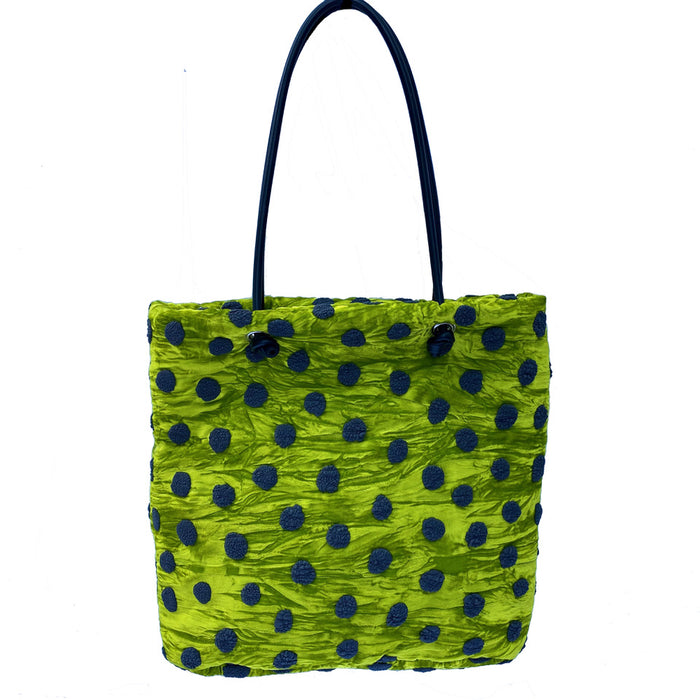 Green Velvet Shopper (LL01G)