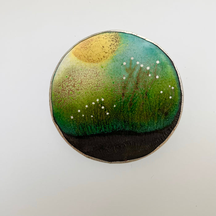 Landscape brooch (SD363C)