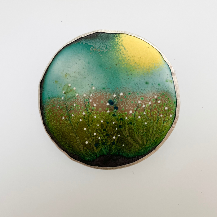 Landscape brooch (SD363E)