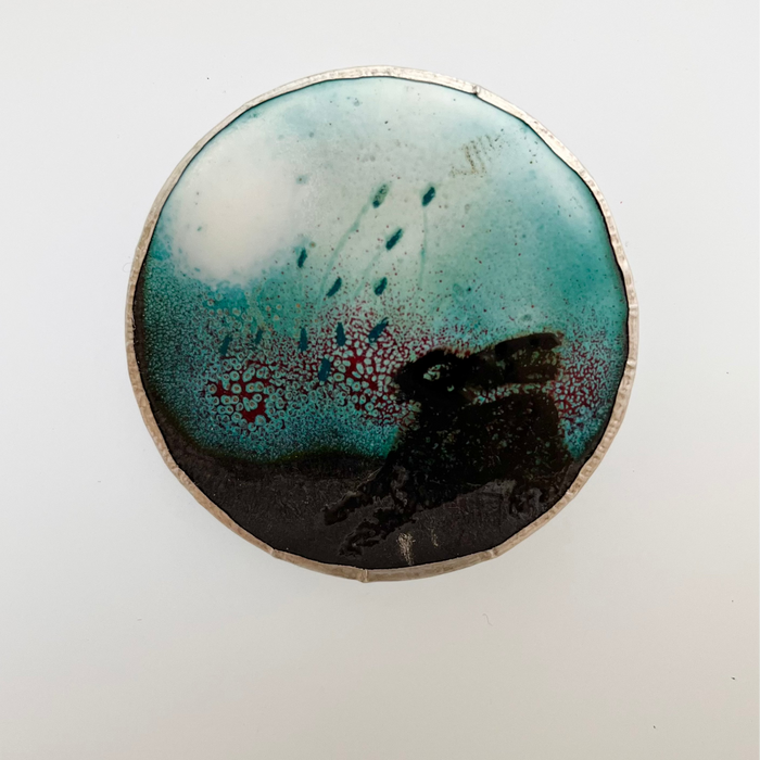 Landscape brooch (SD363F)