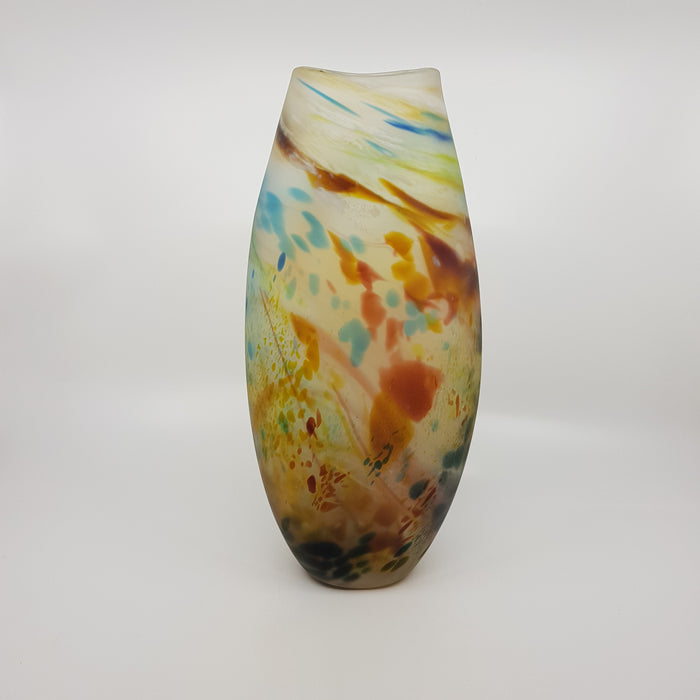 Landscape Vase, aurora and aqua (LOC244)
