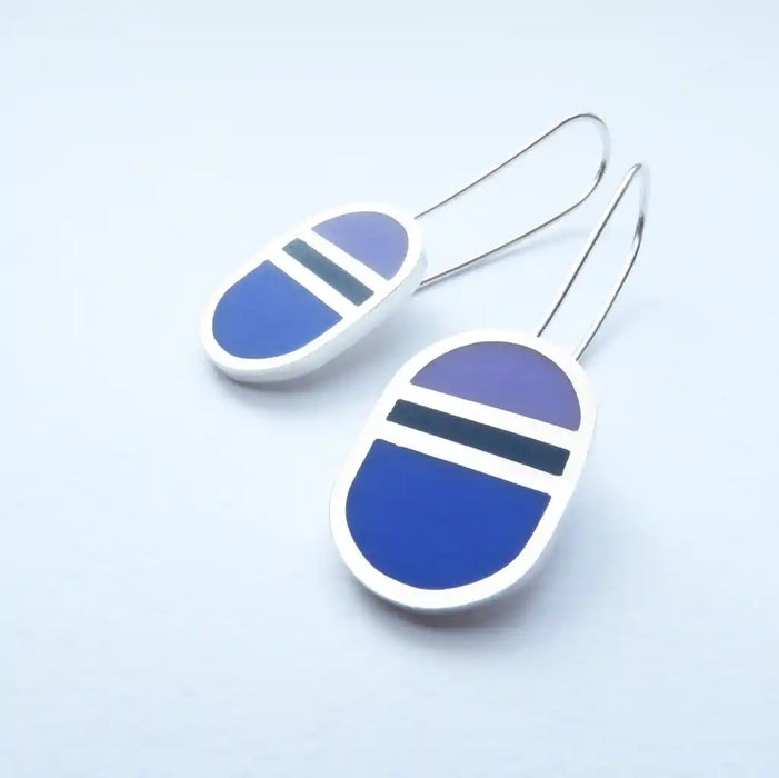 Loop Long Drops lilac/ink/sapphire blue (ST399)