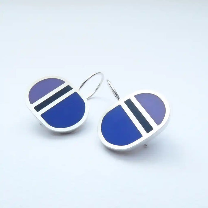 Loop Short Drops sapphire/ ink /lilac (ST397)