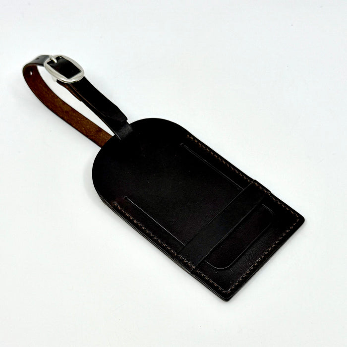 Luggage Tag in Chocolate Hide (MAM281)