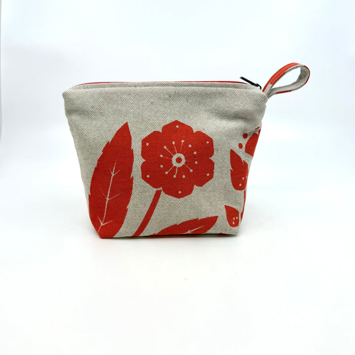 'Rodmarton' make up bag, orange (KC110B)
