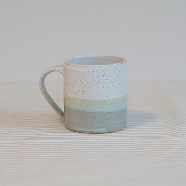 Seafoam/white mug (SJN33)