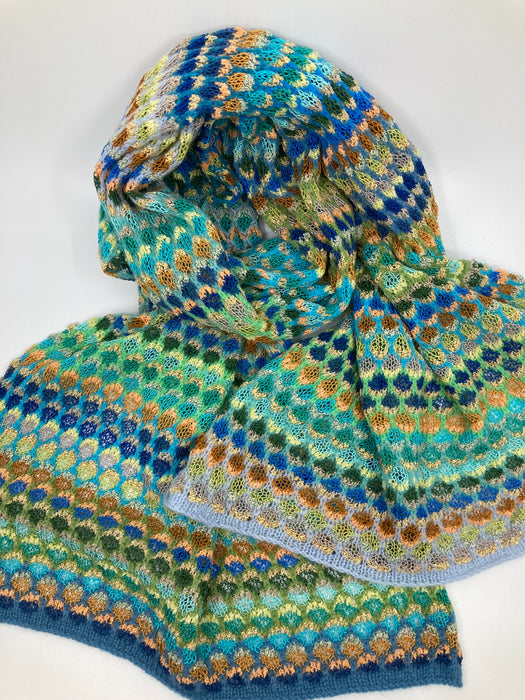 Seurat Blue scarf (AD408)