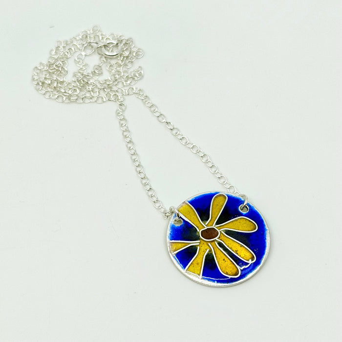 Silver Cloisonné Pendant (SD452B)