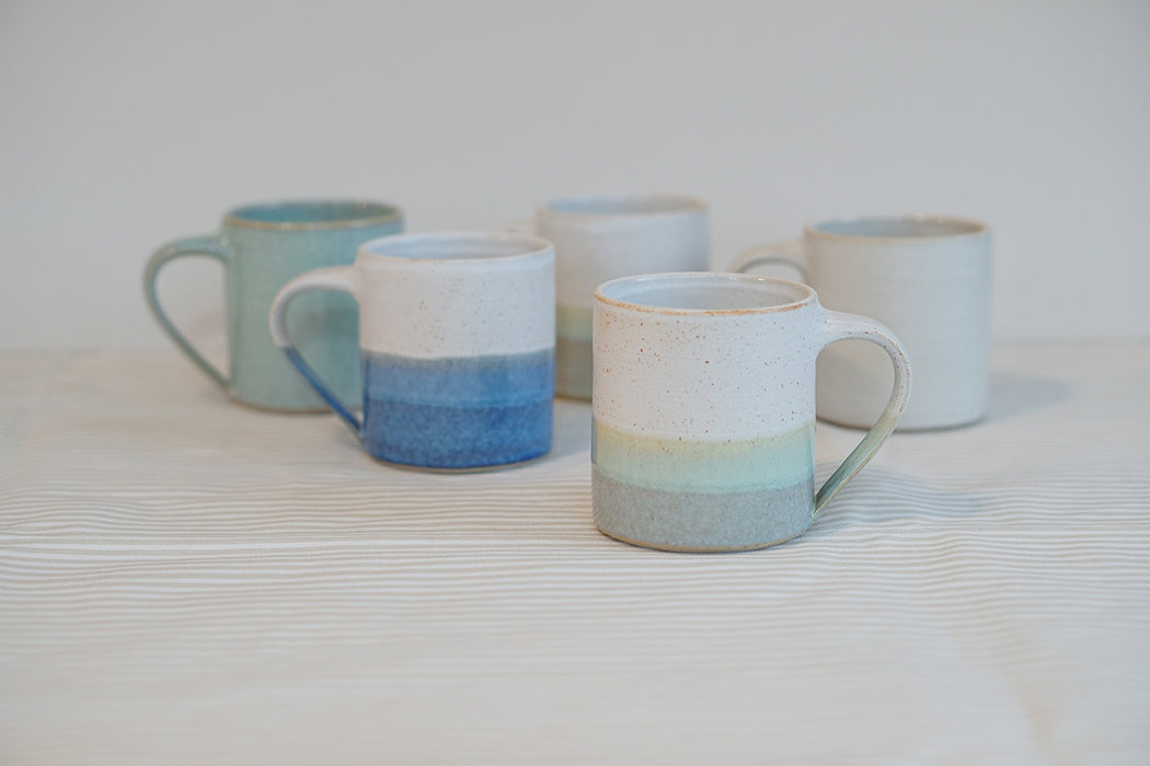 Seafoam/white mug (SJN33)