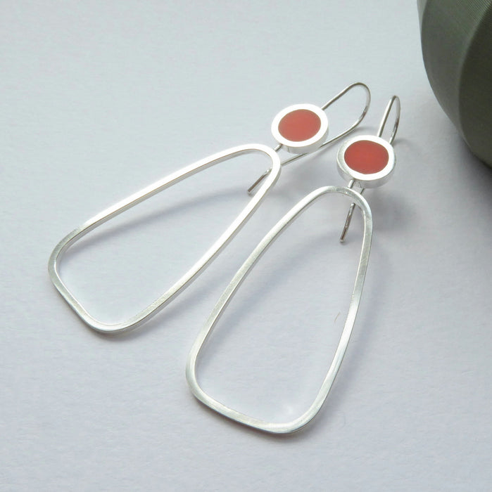 Pop Long Hoops orange  (ST353)