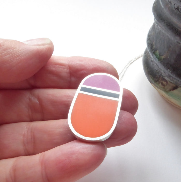 Loop Pendant magenta/ink/orange (ST359)