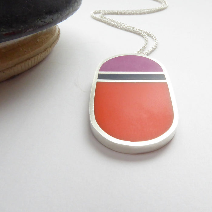 Loop Pendant magenta/ink/orange (ST359)