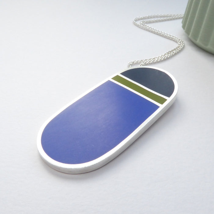 Loop Pendant ink/pesto/sapphire (ST360)