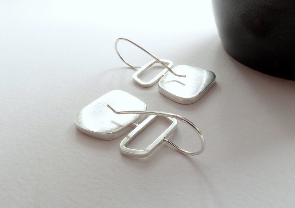 Colourblock Wide orange drops (ST373)