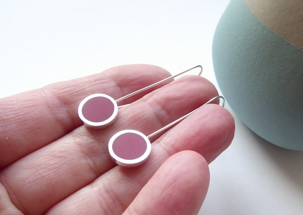 Pop Long Drops Burgundy red (ST376)