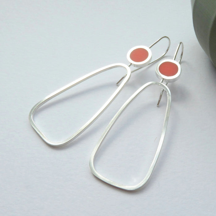 Pop Long Hoops, Orange (ST267)