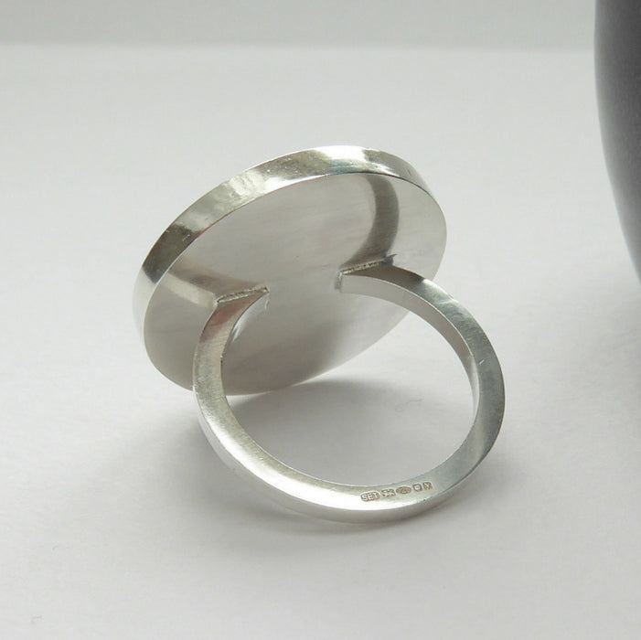 Curve ring, lilac/ink blue (ST289)