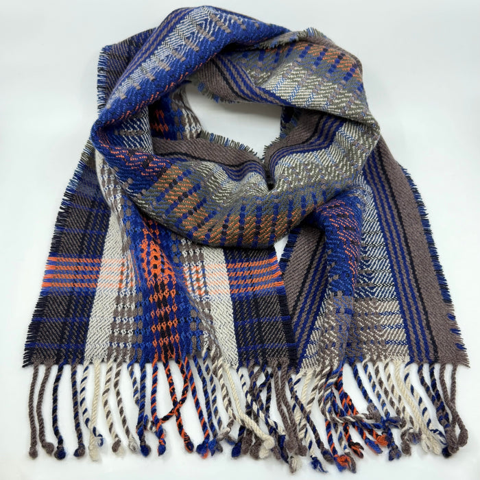 'Swallow' Handwoven Lambswool Scarf (HF60)