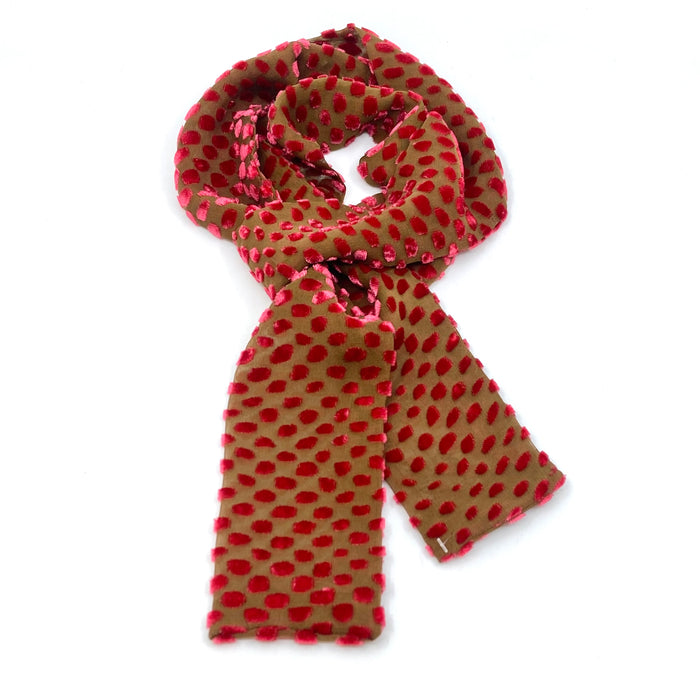 Tiny Tippet, Devore Velvet, Rose (LL07C)