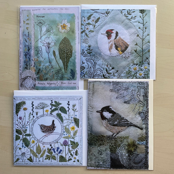 4 card pack. 2 square, 2 rectangular. (LW4M)