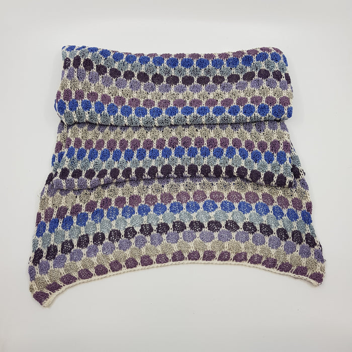 'Fragments' scarf, cashmere/silk (AD900)