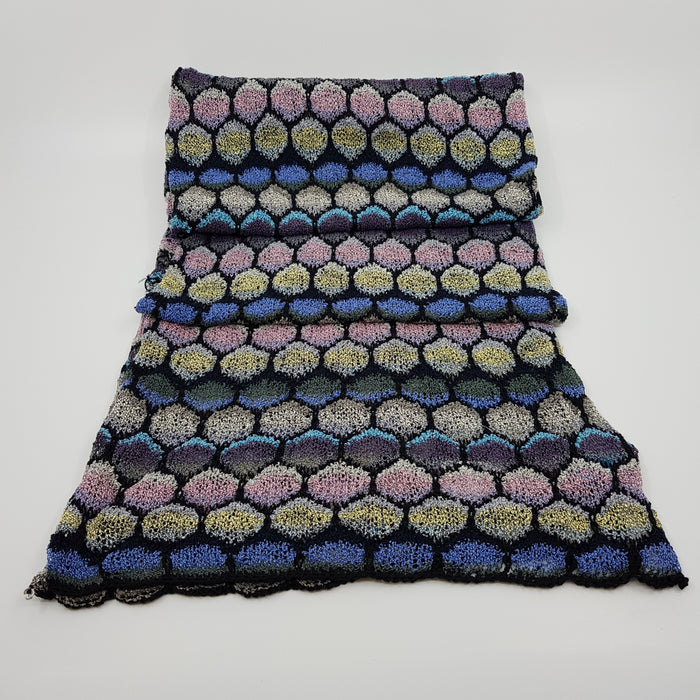 'Shells' scarf, cashmere/silk (AD902)