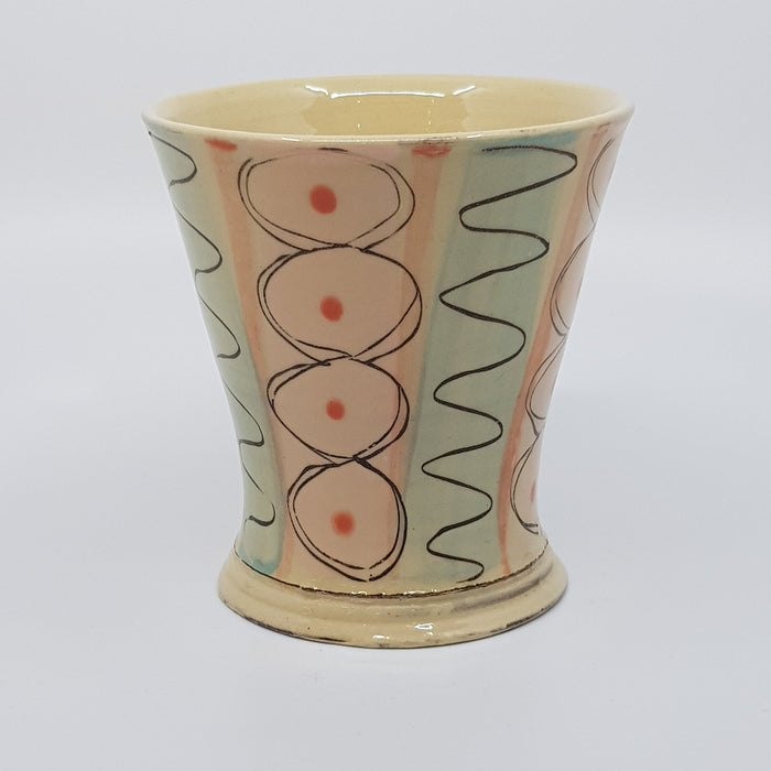 Tall flared 'retro' vase (AH556)