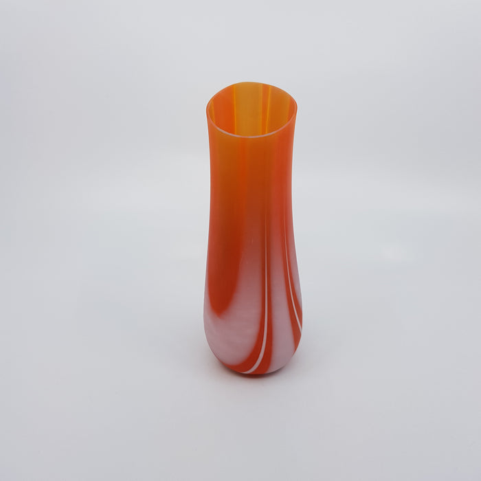 Vessel, orange/white, two lines (BM01)