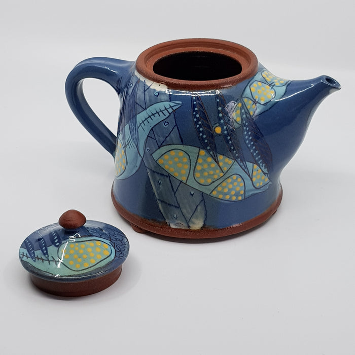 4 Cup Teapot, micro blue (BW15M)