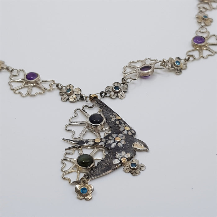 Flowery Swift necklace (ED162)