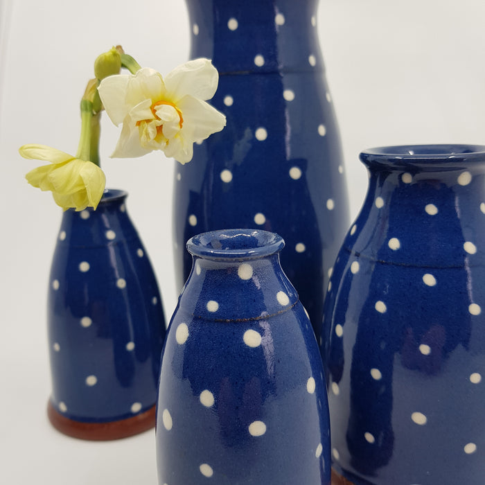 Small Bottle Vase, polka dot (BW52P)