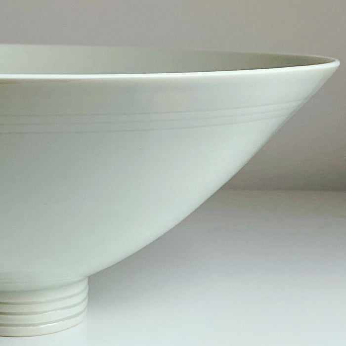 Large Bowl, porcelain, pale green celadon (RH20)