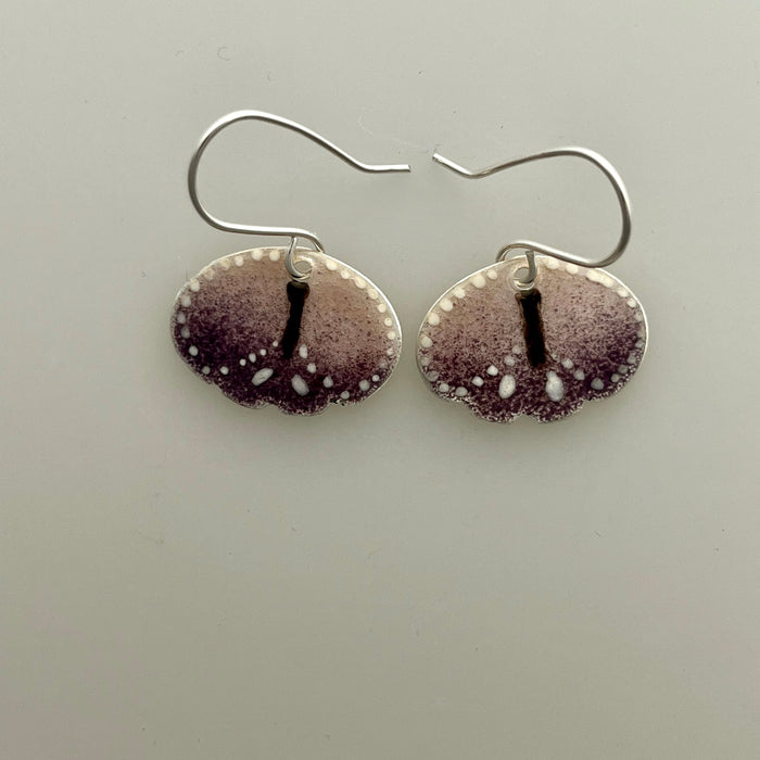 Butterfly earrings, mauve (SD347C)