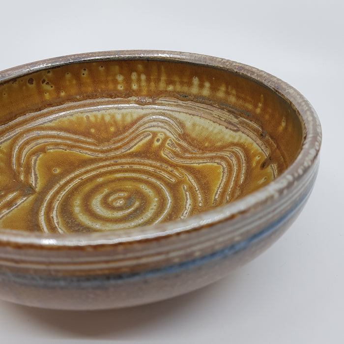 Ash Ochre medium bowl (TM145)