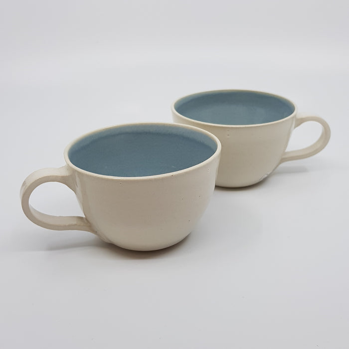 Small Cup, white/pale blue glaze (TL452)